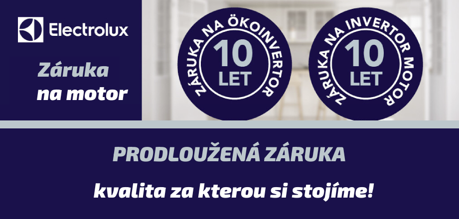 Electrolux - prodloužená záruka na motor