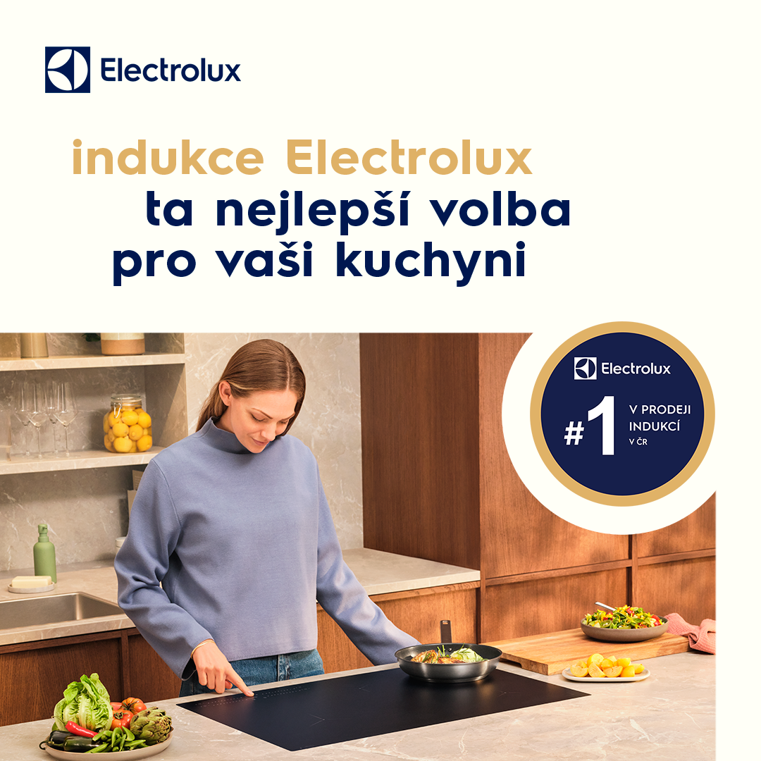 Electrolux je #1 v prodeji indukcí v ČR