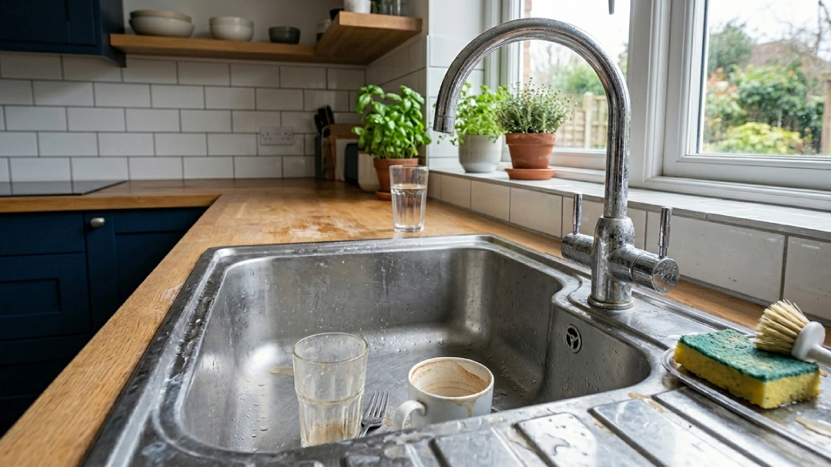 Jak vyčistit nerezový dřez