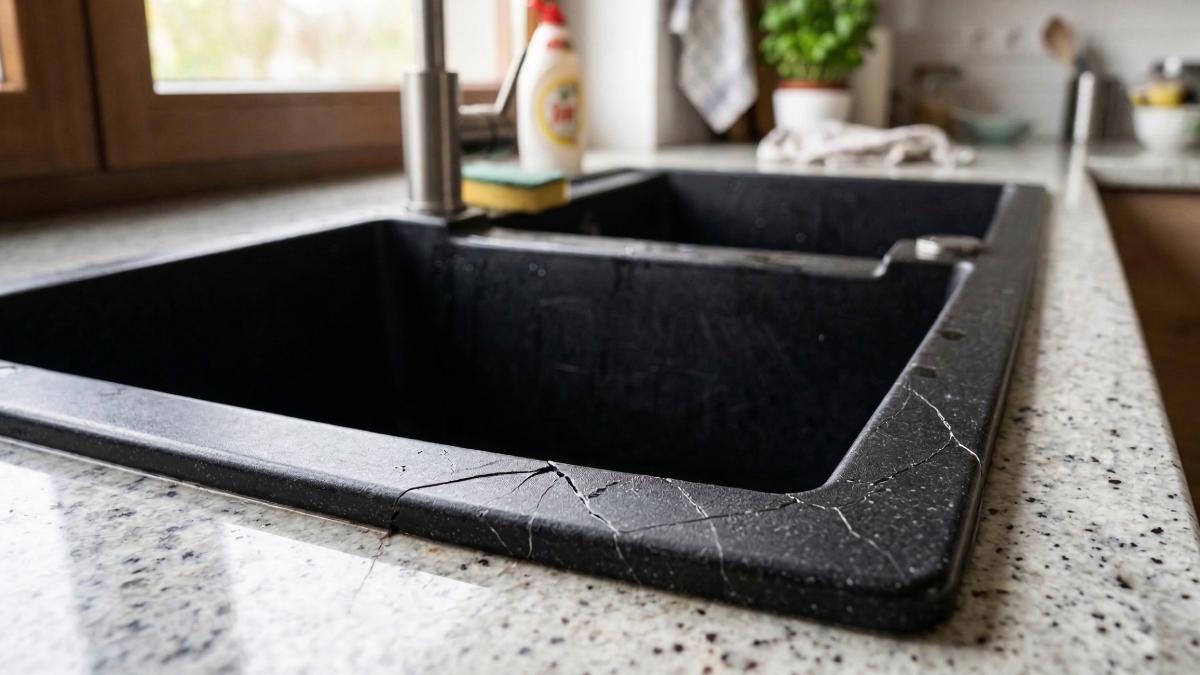 Jak opravit prasklý granitový dřez?