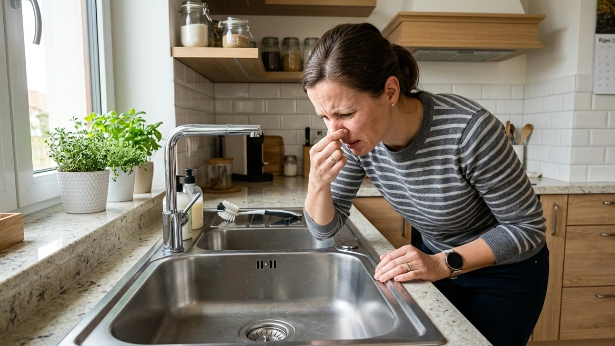 Jak se zbavit zápachu z dřezu