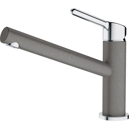 Franke Dřezová baterie bez sprchy Chrom/Fragranit Šedý kámen FC 3054 ORBIT