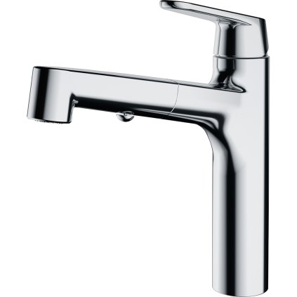 Franke S vyt. koncovkou, S regulací Sprcha/Proud Chrom dřezová baterie FW 1668 LIFT