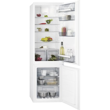 AEG SCB618E6TS Vestavná chladnička kombinovaná s mrazákem dole No Frost