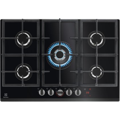 Electrolux Varná deska plynová 75 cm Step Power Hob2hood KGG75365K