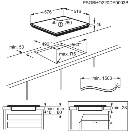 AEG IKB64301XB Vestavná indukční varná deska klasický 60 cm