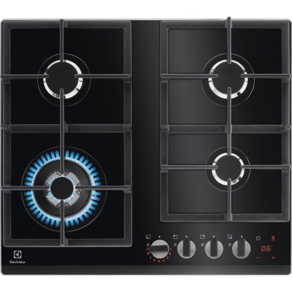 Electrolux Varná deska plynová 60 cm Step Power Hob2hood KGG64365K
