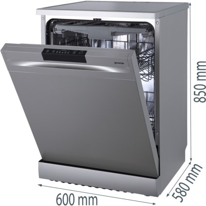 Gorenje GS620C10S Volně stojící myčka nádobí 60 cm Essential