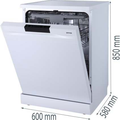 Gorenje GS620C10W Volně stojící myčka nádobí 60 cm Essential