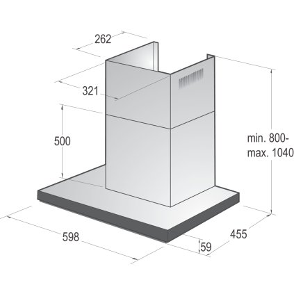 Gorenje WHT643E4XBG Odsavač par Essential + 5% sleva v košíku při zadání slevového kupónu "GORENJE"