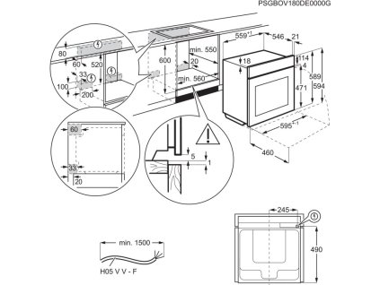 Electrolux EOD5C71Z Vestavná trouba s parní funkcí SteamBake