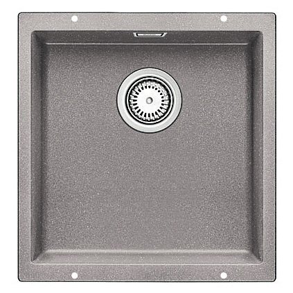 Blanco SUBLINE 400 U Silgranit aluminium s táhlem