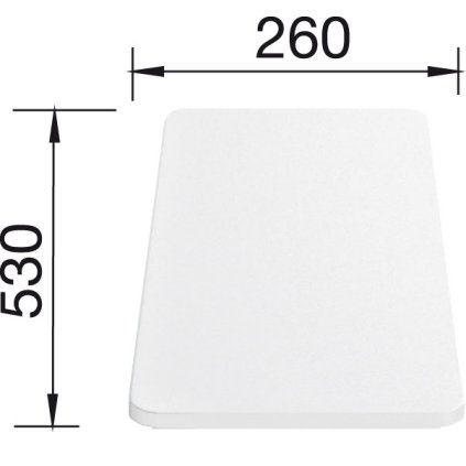 Blanco Krájecí deska plast MEDIAN 260x530
