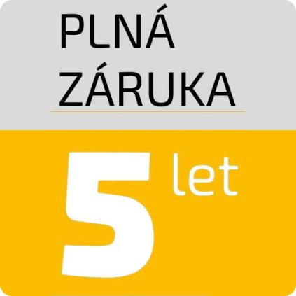 5 let plná záruka