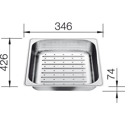 Blanco Miskanerez pro PLENTA 426x346x74