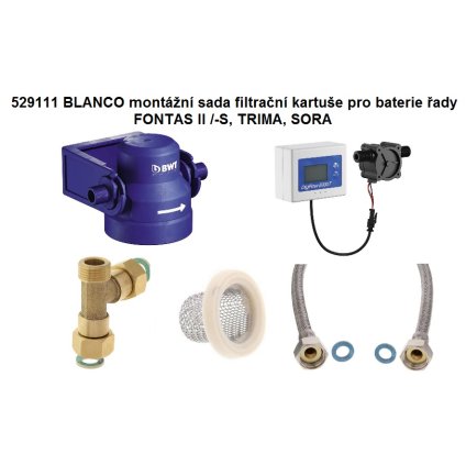 Blanco Instalační sada pro montáž filtrace k bateriím na filtrovanou vodu FONTAS II/-S,TRIMA