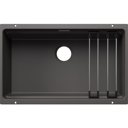 Blanco ETAGON 700 U InFino Silgranit šedá skála bez odtokové armatury + pojezdy