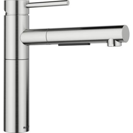 Blanco ALTA II-S PVD steel, výsuvná sprcha s přepínáním