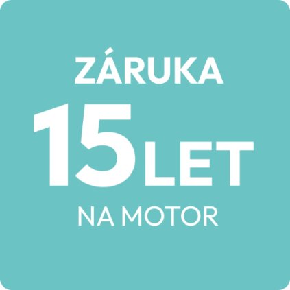 15 let záruka na motor