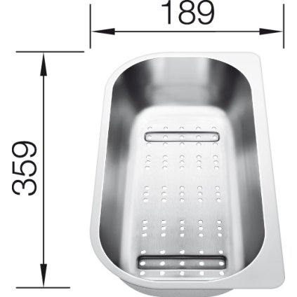 Blanco Miska nerez LIVIT 6 S 359x189
