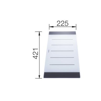 Blanco Krájecí deska skleněná pro AXIA II 417x225
