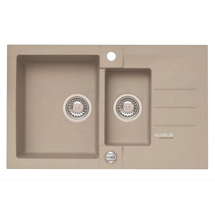 Alveus ROCK 70/02 PEBBLE (780x480mm)+ pop- up sifon F