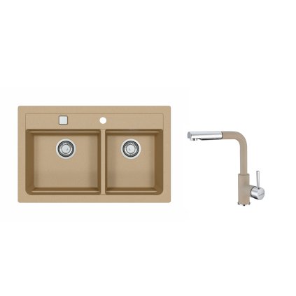 Alveus SET ALVEUS ATROX 50/55+ BATERIE SIROS 55