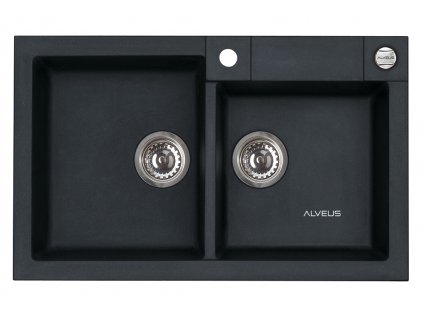 Alveus ROCK 90 G- 91 černá (780x480mm)+ pop- up sifon