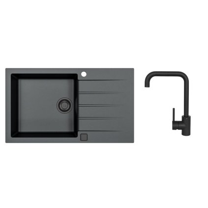 Alveus SET ALVEUS CADIT 40/91 BLACK ADDITION + BATERIE OZ black additon