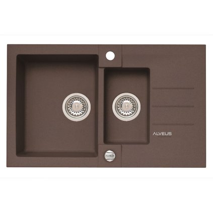 Alveus ROCK 70/03 CHOCOLATE (780x480mm)+ pop- up sifon F