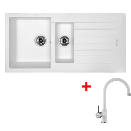 Sinks PERFECTO 1000.1 Milk + Vitalia GR