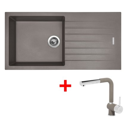 Sinks PERFECTO 1000 Truffle + Mix 3 P GR