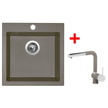 Sinks VIVA 455 Truffle + Mix 3 P GR