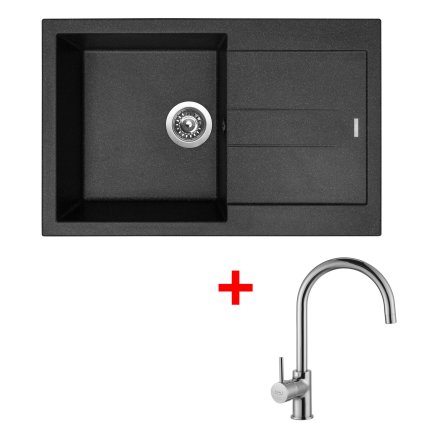 Sinks AMANDA 780 Granblack + Vitalia