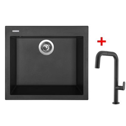 Sinks CUBE 560 Nanoblack+EVA P Nanoblack