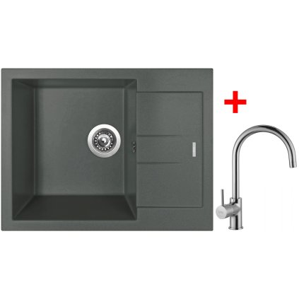 Sinks AMANDA 650 Titanium + Vitalia
