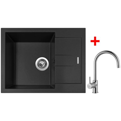 Sinks AMANDA 650 Pureblack + Vitalia