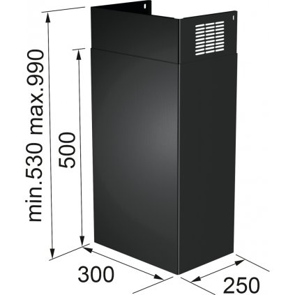 Franke 112.0683.832 Teleskopický komínek