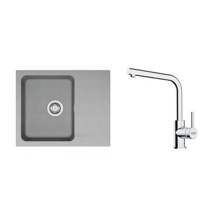Franke OID 611 62 šedá+FS 3230.031
