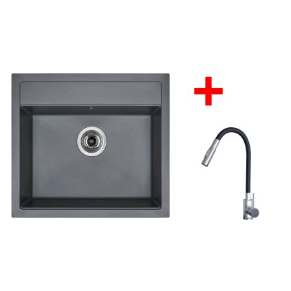 4478431 8596142055883 sinks solo 560 titanium elasta s nerez cerna
