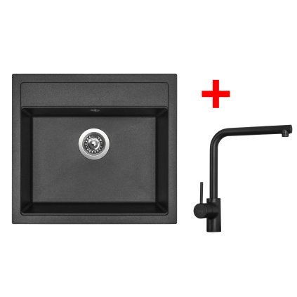 4460442 8596142055715 sinks solo 560 metalblack elka cerna matna