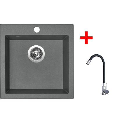 4478035 8596142053711 sinks viva 455 titanium elasta nerez cerna