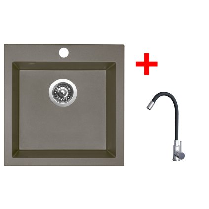 4478033 8596142053704 sinks viva 455 truffle elasta nerez cerna