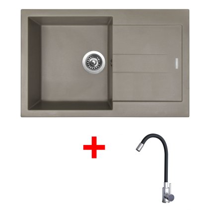 4478327 8596142055180 sinks amanda 780 truffle elasta nerez cerna