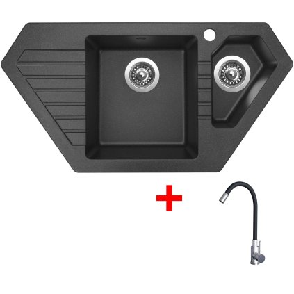 4478159 8596142054176 sinks bravo 850.1 granblack elasta nerez cerna