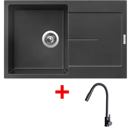 4478601 8596142057207 sinks ultima 790 metalblack elasta s cerna matna