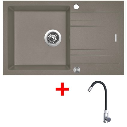 4478109 8596142054930 sinks linea 780 xc truffle elasta nerez cerna
