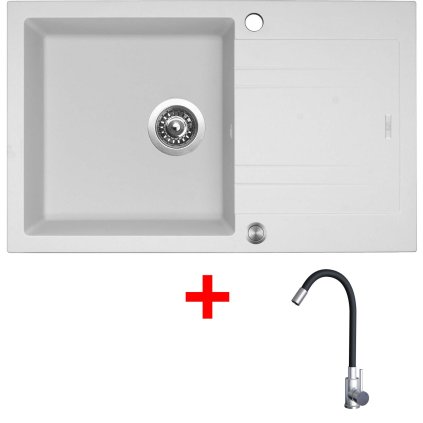 4478097 8596142054909 sinks linea 780 xc milk elasta nerez cerna