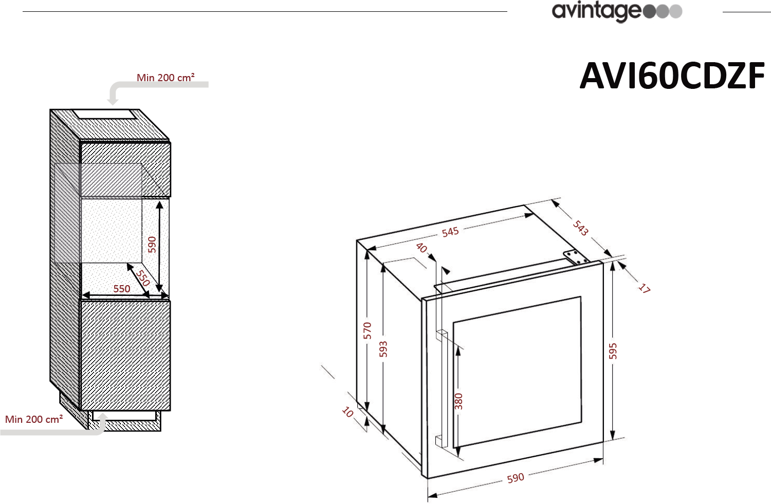 Avintage AVI63CSZF AVI63CSZF