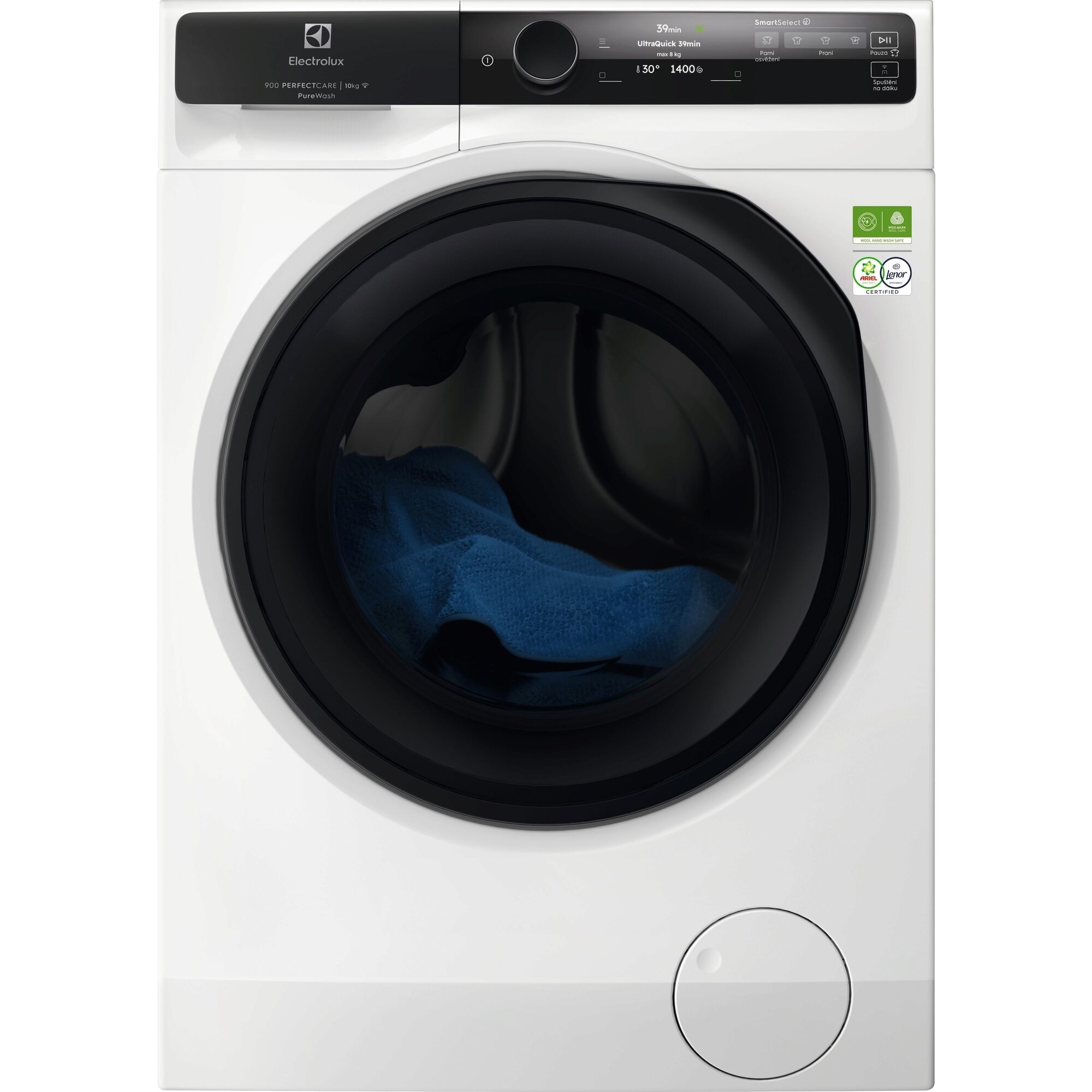 Electrolux EW9F7417SWCC pračka s předním plněním 900 PerfectCare PureWash